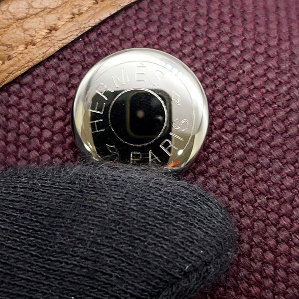 エルメス トートバッグ ガーデンパーティTPM カシス/アルザン/シルバー金具 トワルオフィシエ/ネゴンダ B刻印