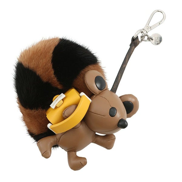 フェンディ バッグチャーム ファーレット リス ミンクファー 7AS410AYEBF1HRM FENDI チャーム