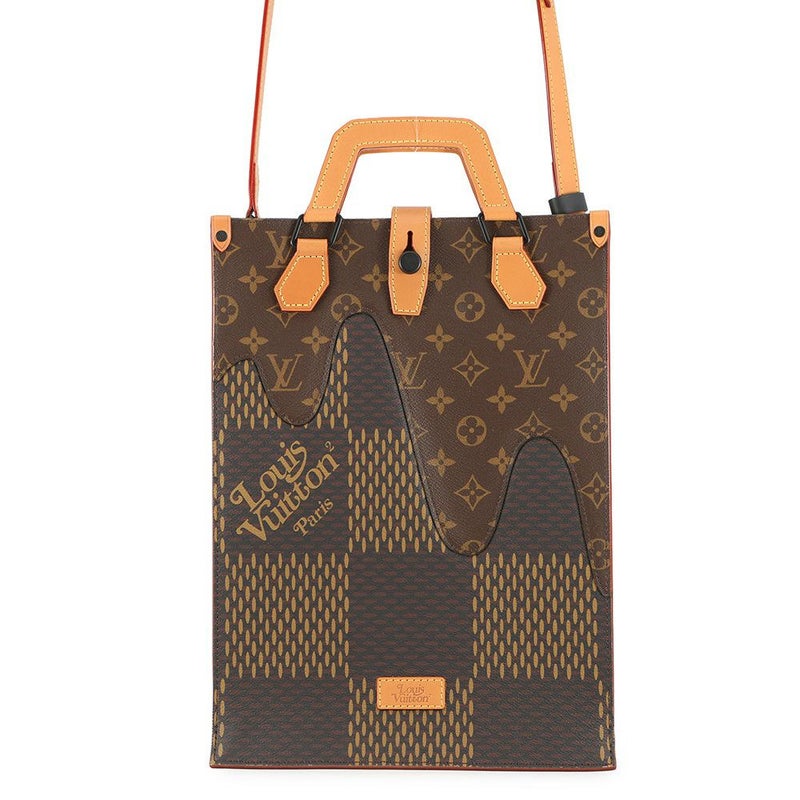 ルイヴィトン ハンドバッグ ダミエ・エベヌ ジャイアント モノグラム ミニトート N40355 2way NIGOコラボ ヴァージル・アブロー