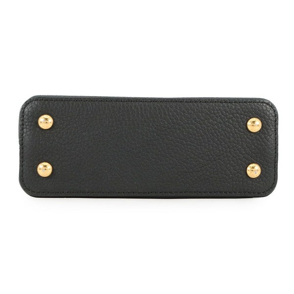 ルイヴィトン ハンドバッグ トリヨンレザー/パイソン カプシーヌ MINI N96467 ヴィトン バッグ 2way ショルダー 黒 ブラック