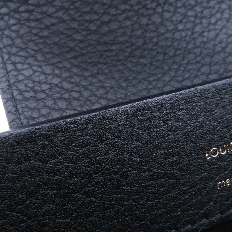 ルイヴィトン ハンドバッグ トリヨンレザー/パイソン カプシーヌ MINI N96467 ヴィトン バッグ 2way ショルダー 黒 ブラック