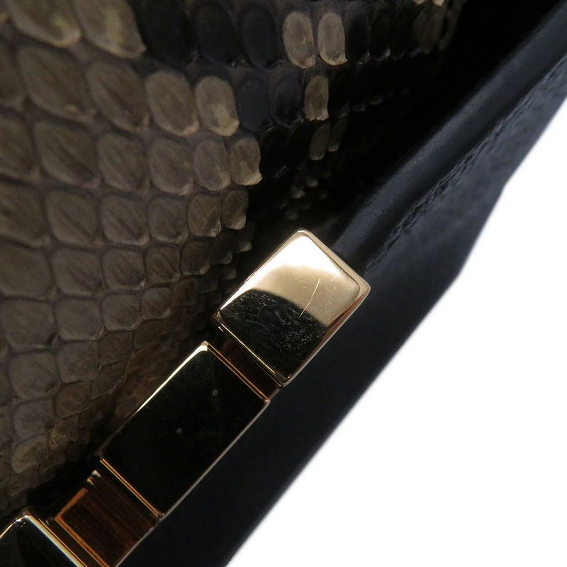 ルイヴィトン ハンドバッグ トリヨンレザー/パイソン カプシーヌ MINI N96467 ヴィトン バッグ 2way ショルダー 黒 ブラック