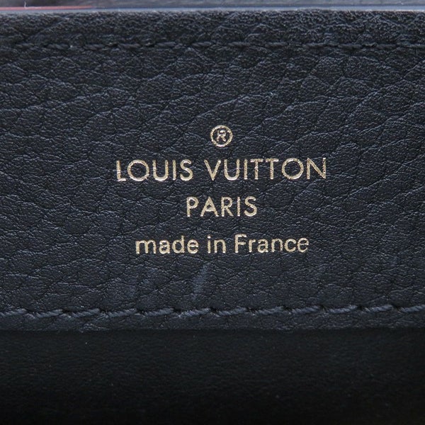 ルイヴィトン ハンドバッグ トリヨンレザー/パイソン カプシーヌ MINI N96467 ヴィトン バッグ 2way ショルダー 黒 ブラック