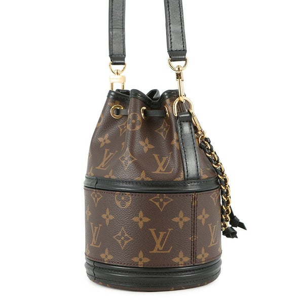 ルイヴィトン ハンドバッグ モノグラム カノエ M83480 2way 黒 ブラック