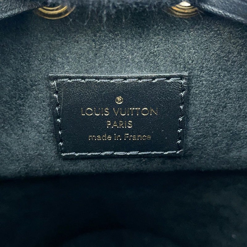 ルイヴィトン ハンドバッグ モノグラム カノエ M83480 2way 黒 ブラック