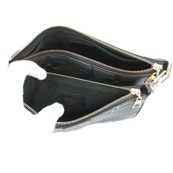 ルイヴィトン ショルダーバッグ モノグラム・アンプラント ミュルティ・ポシェット・アクセソワール M80399 LOUIS VUITTON 黒 ブラック