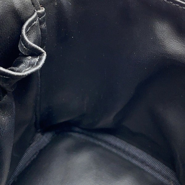 シャネル バニティバッグ ココマーク キャビアスキン 縦型 A01998 CHANEL 化粧ポーチ コスメポーチ 黒