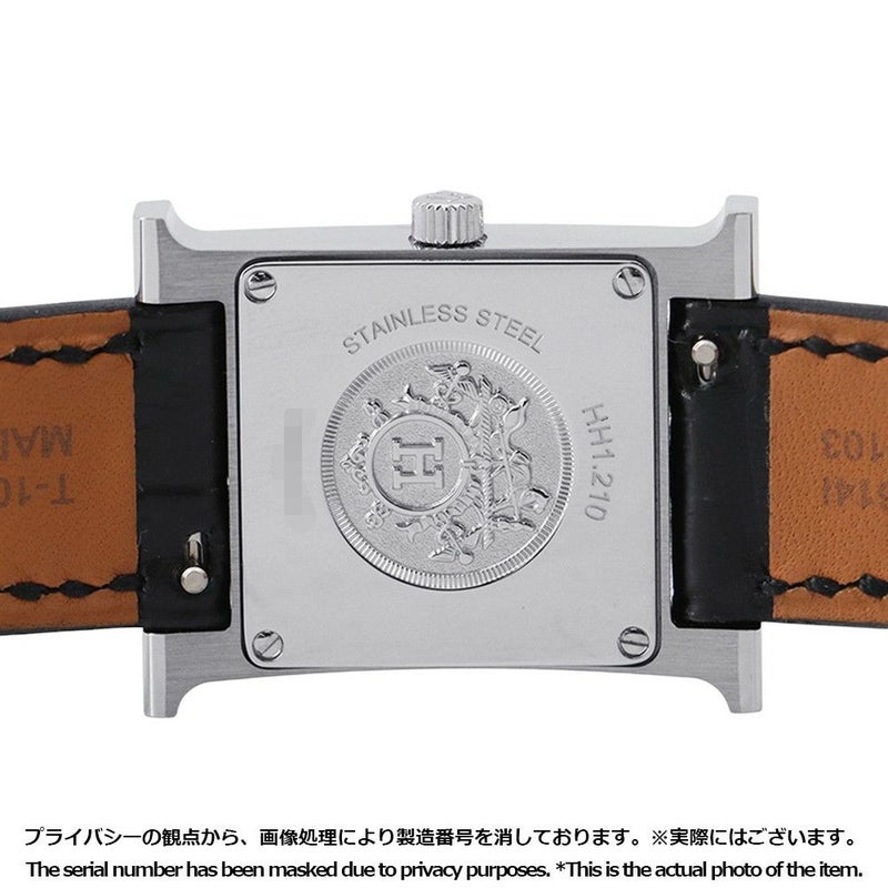 エルメス Hウォッチ HH1.210 HERMES 腕時計 スパークリングホワイトラッカー文字盤 11Pダイヤ