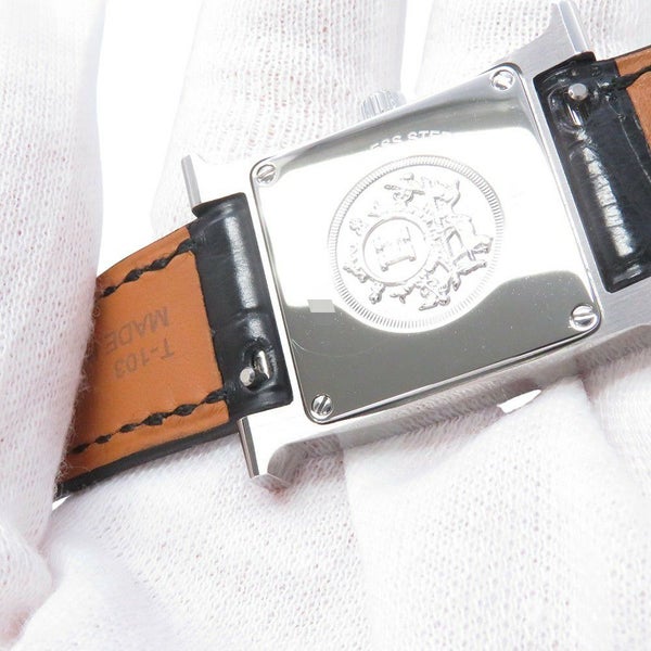 エルメス Hウォッチ HH1.210 HERMES 腕時計 スパークリングホワイトラッカー文字盤 11Pダイヤ