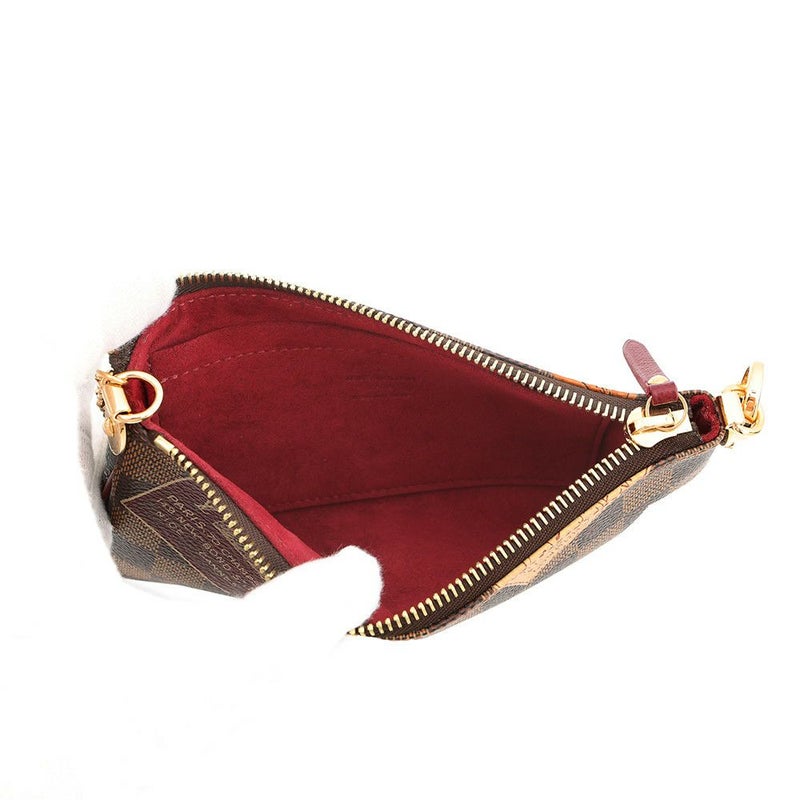 ルイヴィトン ハンドバッグ ダミエ・エベヌ ポシェット・ミラ ラベルコレクション MM N63080 ヴィトン ポーチ