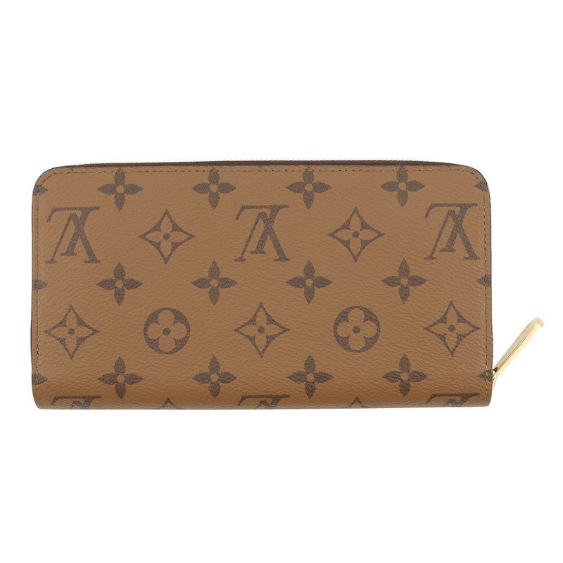 ルイヴィトン 長財布 モノグラム・リバース ジッピー・ウォレット M82444 LOUIS VUITTON 黒