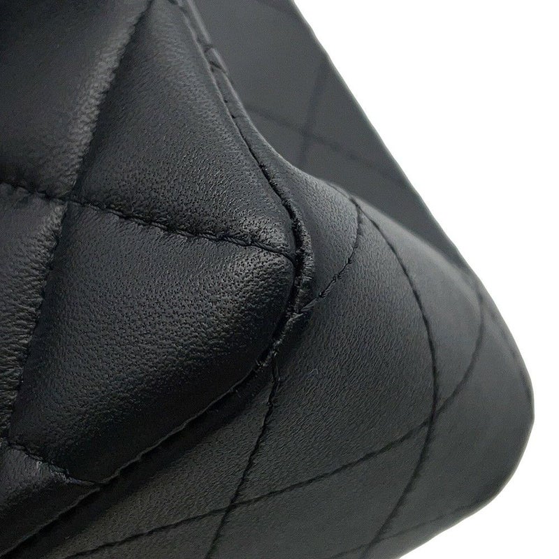 シャネル チェーンショルダーバッグ マトラッセ23 ココマーク ダブルチェーン ラムスキン A01113 CHANEL バッグ 黒