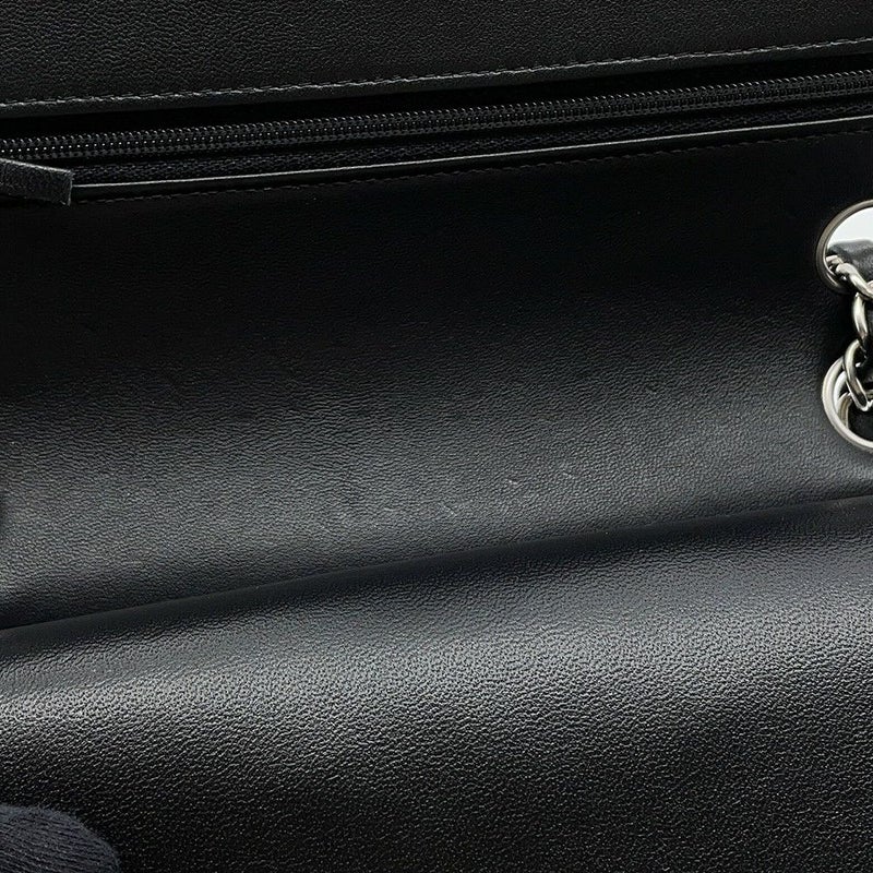 シャネル チェーンショルダーバッグ マトラッセ23 ココマーク ダブルチェーン ラムスキン A01113 CHANEL バッグ 黒