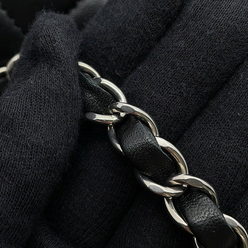 シャネル チェーンショルダーバッグ マトラッセ23 ココマーク ダブルチェーン ラムスキン A01113 CHANEL バッグ 黒