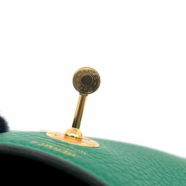 エルメス リンディ ミニ ヴェールヴェルティゴ/ゴールド金具 トリヨンクレマンス W刻印 2wayショルダー