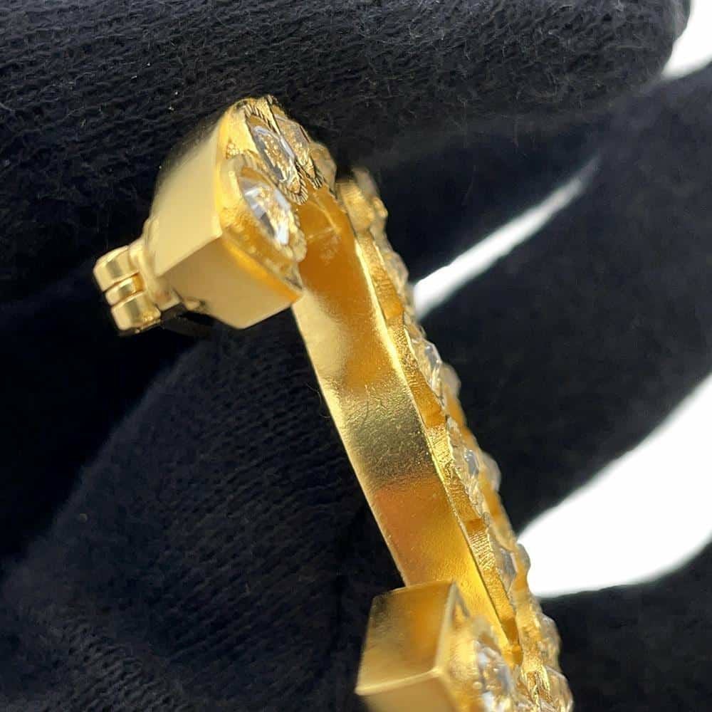 シャネル ブローチ ココマーク ラインストーン F22 A CHANEL