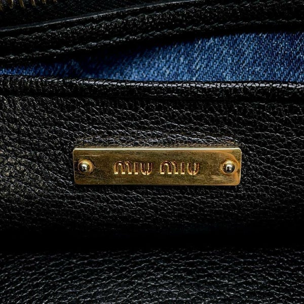 ミュウミュウ ハンドバッグ マテラッセ デニム RN1069 MIUMIU バッグ トートバッグ