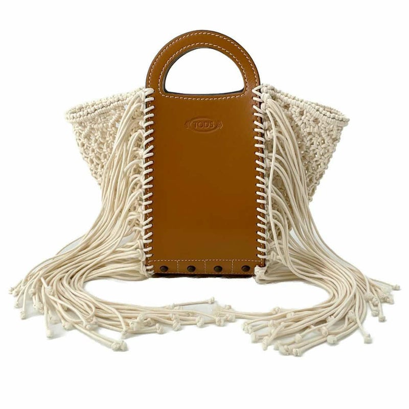 トッズ ハンドバッグ ゴンミーニ フリンジ TOD'S バッグ