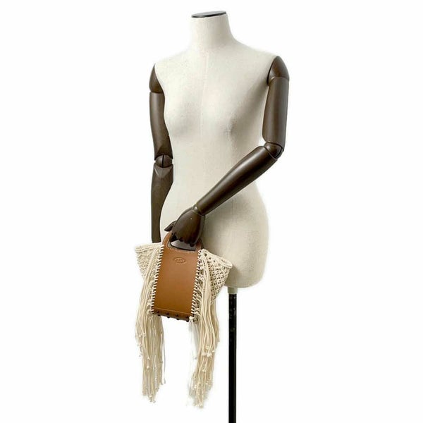 トッズ ハンドバッグ ゴンミーニ フリンジ TOD'S バッグ