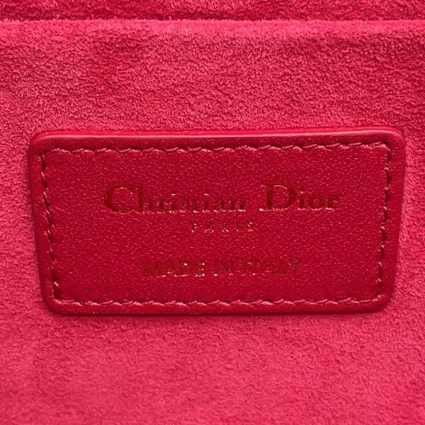 クリスチャン・ディオール ハンドバッグ トラベル カナージュ スモール ラムスキン Christian Dior バニティバッグ ショルダー