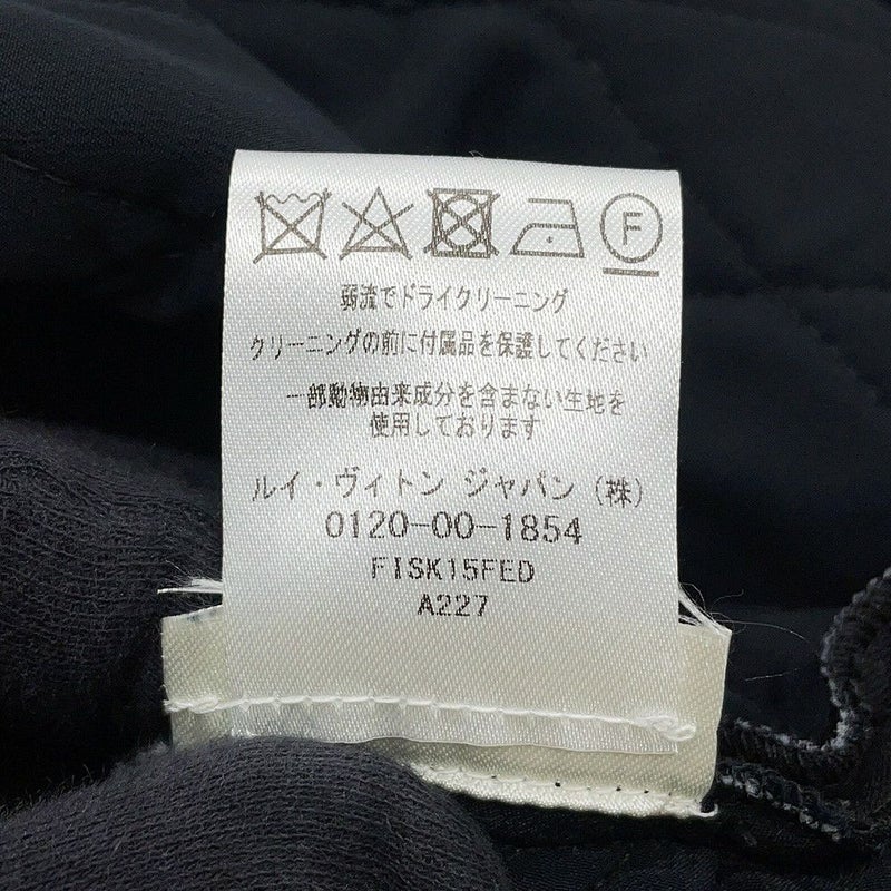 ルイヴィトン スカート ステンシルエフェクトモノグラム キルティング レディースサイズXS LOUIS VUITTON ボトムス ブラック 黒 白