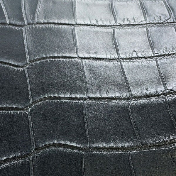 サンローランパリ トートバッグ マンハッタン クロコ型押しレザー 554039 SAINT LAURENT PARIS 黒