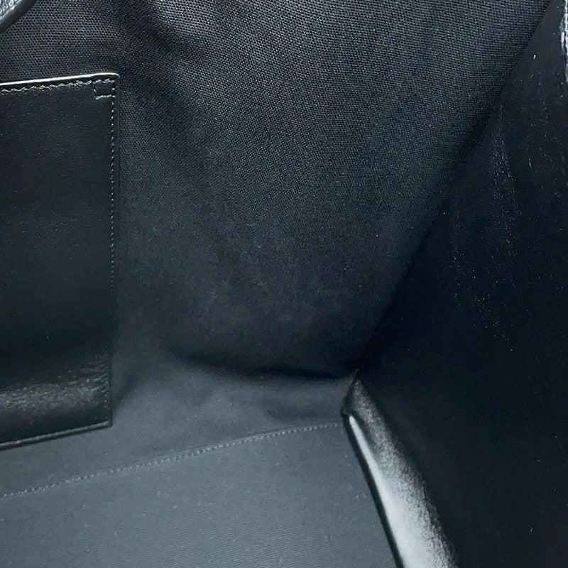 サンローランパリ トートバッグ マンハッタン クロコ型押しレザー 554039 SAINT LAURENT PARIS 黒