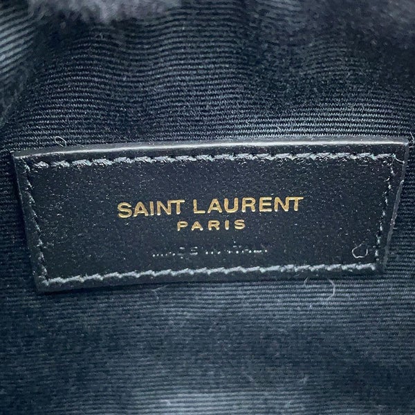 サンローランパリ ショルダーバッグ サド ミニチューブバッグ ラムスキン 699703 SAINT LAURENT PARIS 黒