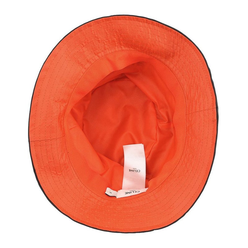 セリーヌ ハット キルティング ロゴ ナイロン サイズS 2AUB0495M CELINE 帽子 黒