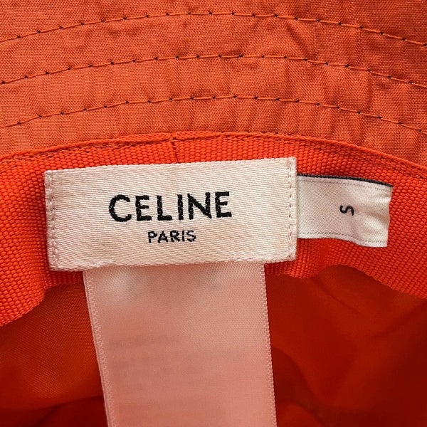 セリーヌ ハット キルティング ロゴ ナイロン サイズS 2AUB0495M CELINE 帽子 黒