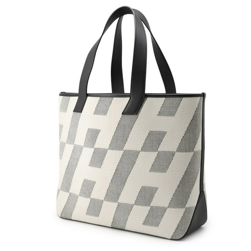 エルメス トートバッグ HアンビエGM ブラック/エクリュトワルアッシュ/スイフト Z刻印 HERMES バッグ 黒