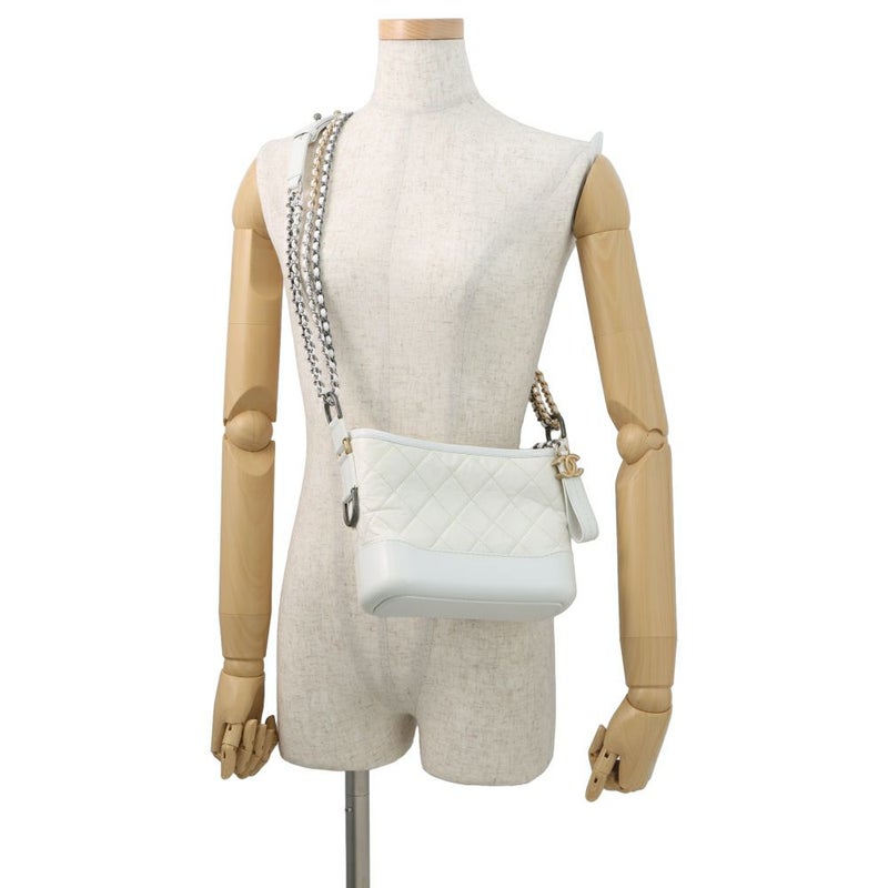 シャネル チェーンショルダーバッグ ガブリエル ドゥ シャネル スモール ホーボーバッグ A91810 CHANEL 白