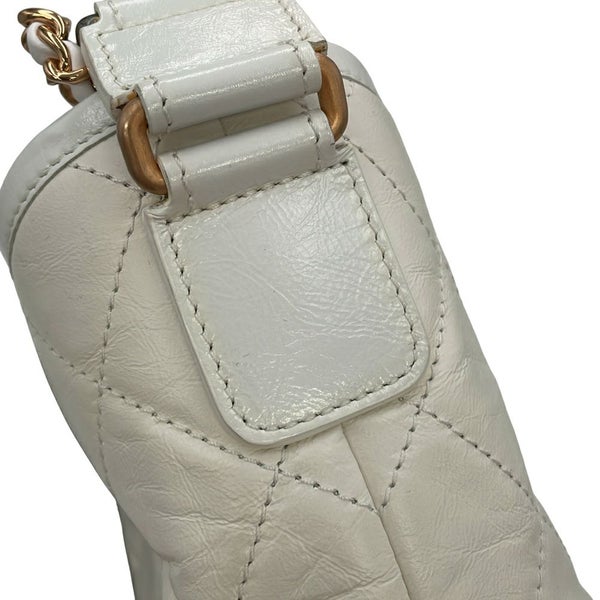 シャネル チェーンショルダーバッグ ガブリエル ドゥ シャネル スモール ホーボーバッグ A91810 CHANEL 白