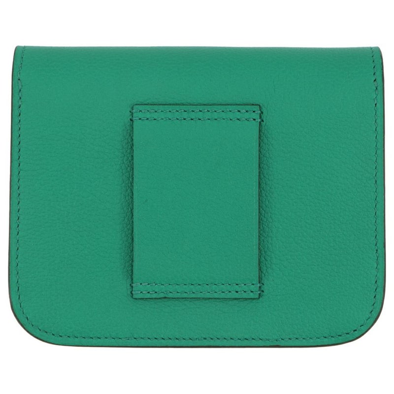 エルメス 財布 コンスタンス スリム ヴェルソ ヴェールヴェルティゴ/ブルーザンジバル/シルバー金具 エバーカラー W刻印 HERMES 財布