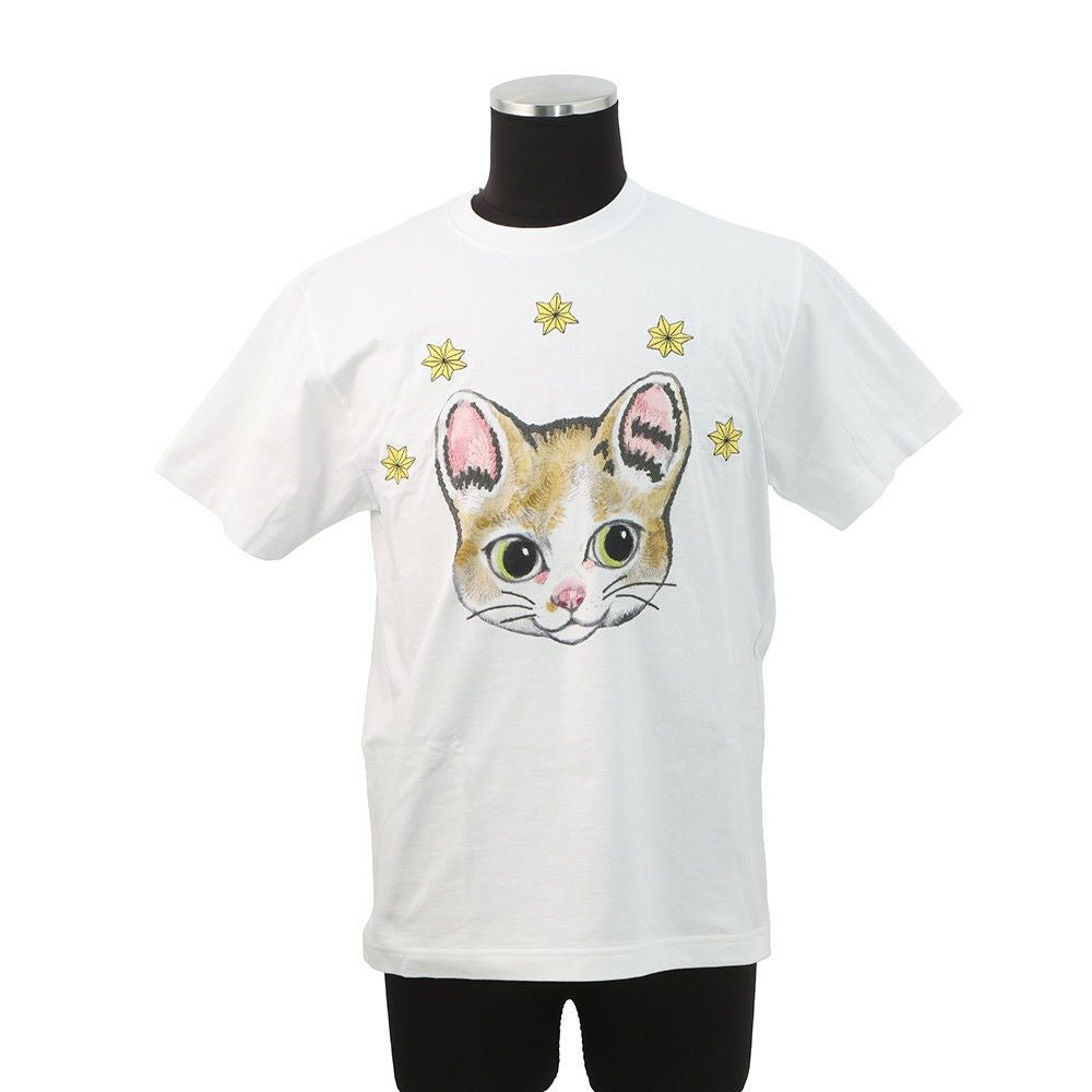 GUCCI グッチ Tシャツ ヒグチユウコ　ねこ 猫 グッチ Tシャツ ヒグチユウココラボ 猫 コットン メンズサイズXS