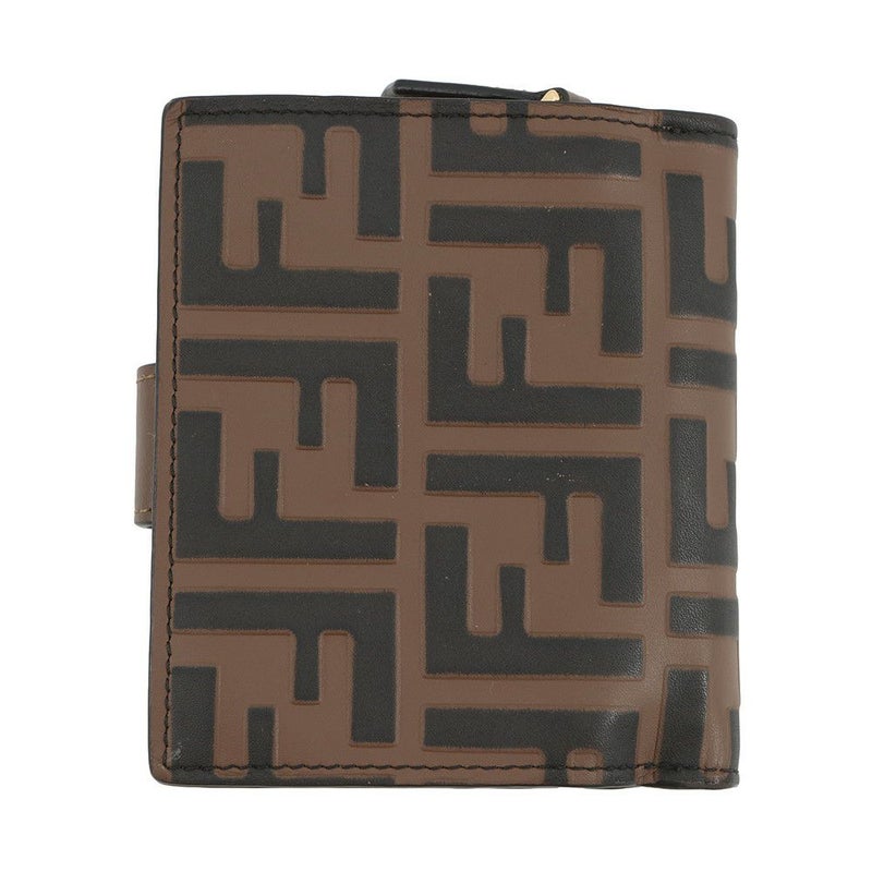 フェンディ 二つ折り財布 エフ イズ フェンディ ズッカ柄 レザー 8M0386 FENDI 財布