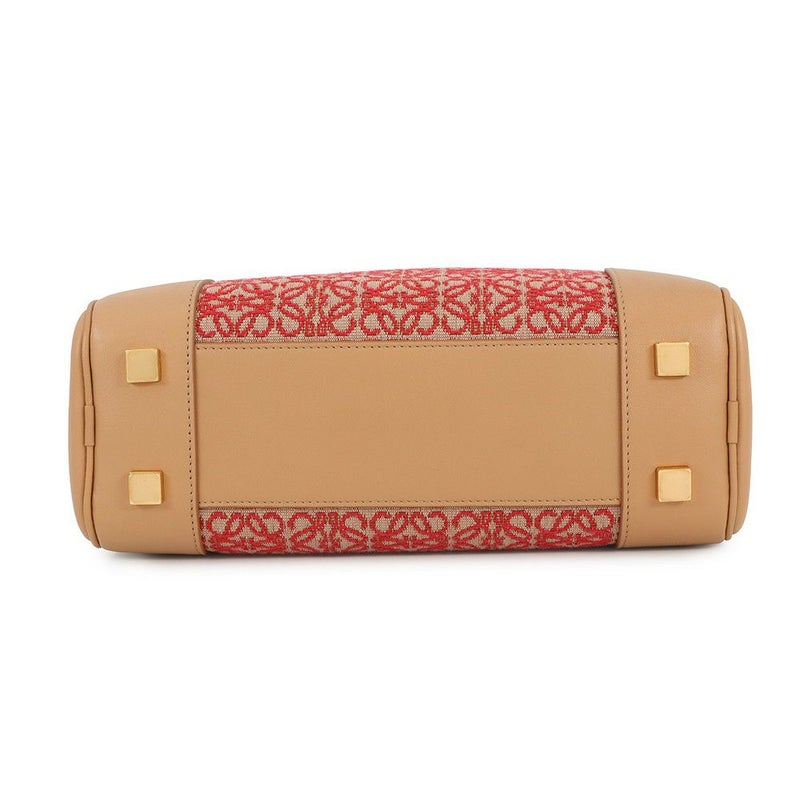 ロエベ ハンドバッグ アナグラム アマソナ23 キャンバス カーフレザー A039N07X03 2way