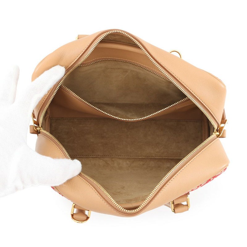 ロエベ ハンドバッグ アナグラム アマソナ23 キャンバス カーフレザー A039N07X03 2way