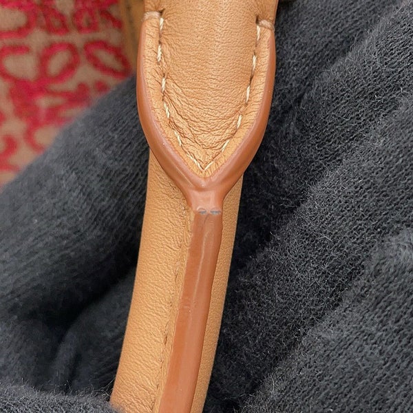 ロエベ ハンドバッグ アナグラム アマソナ23 キャンバス カーフレザー A039N07X03 2way