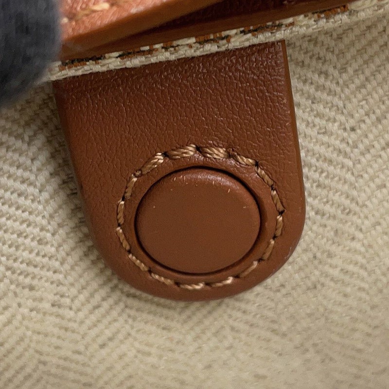 ロエベ ショルダーバッグ アナグラム ルナ スモール ジャカード レザー A923PM1X02 LOEWE ワンショルダー ブラウン