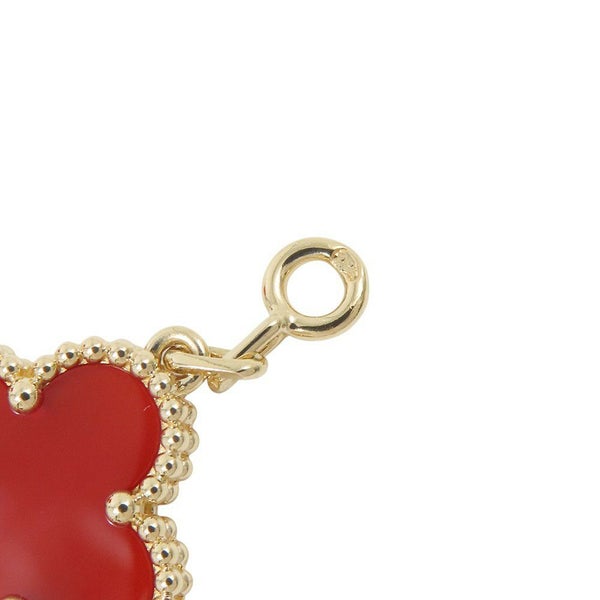 ヴァンクリーフ＆アーペル ブレスレット ヴィンテージ アルハンブラ ブレスレット 5モチーフ カーネリアン K18YG VCARD35500