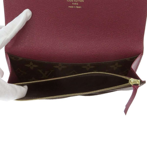 ルイヴィトン 長財布 モノグラム ポルトフォイユ・エミリー M60697 LOUIS VUITTON フューシャ
