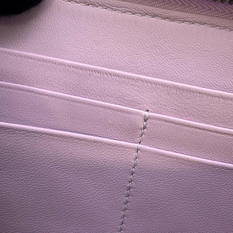 ボッテガヴェネタ 長財布 イントレチャート ラウンドジップ レザー パイソン BOTTEGA VENETA 財布