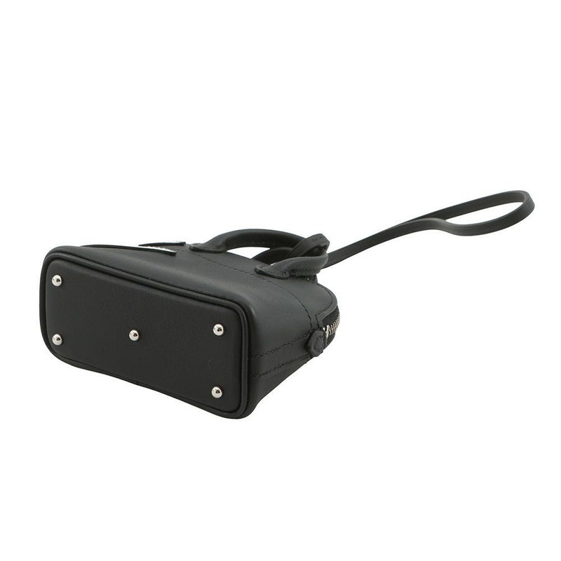 エルメス バッグチャーム ボリードシャーク ブラック/シルバー金具 スイフト K刻印 黒