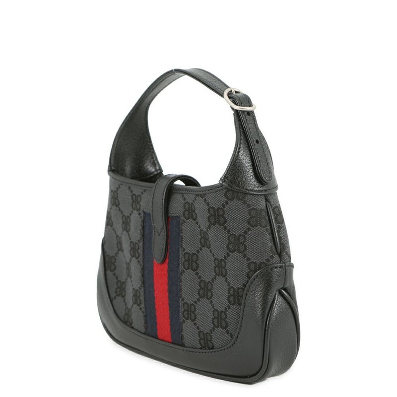 バレンシアガ ハンドバッグ ザ・ハッカー プロジェクト ジャッキー1961 ミニ 680132 グッチコラボ 2way 黒