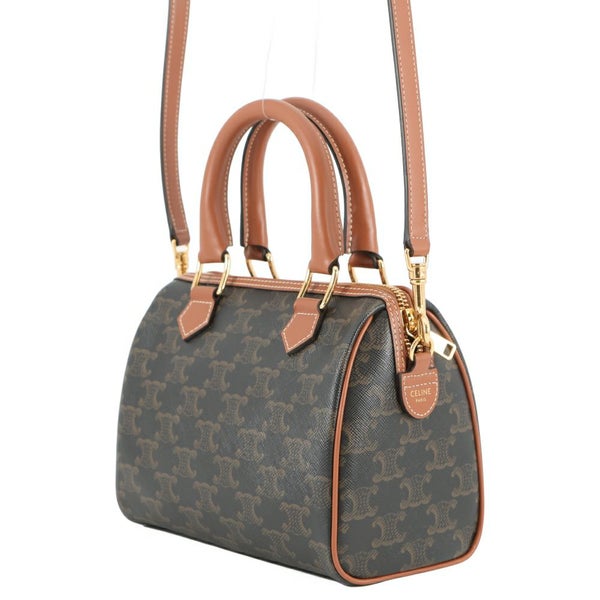 セリーヌ ハンドバッグ トリオンフ スモール ボストン PVC 113772 CELINE 2way