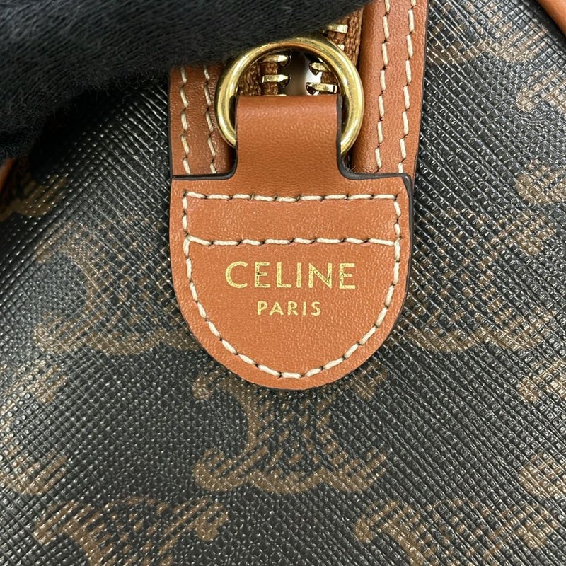セリーヌ ハンドバッグ トリオンフ スモール ボストン PVC 113772 CELINE 2way
