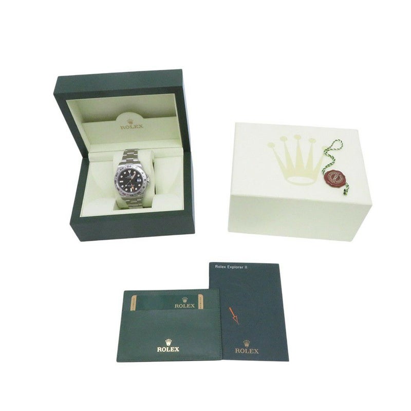 ロレックス エクスプローラー2 ランダムシリアル ルーレット 216570 ROLEX 腕時計 ウォッチ 黒文字盤