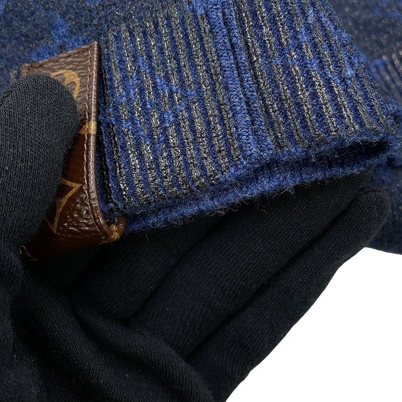 ルイヴィトン ワンピース ノースリーブ グリッター モノグラム ニット ワンピース レディースサイズL LOUIS VUITTON トップス