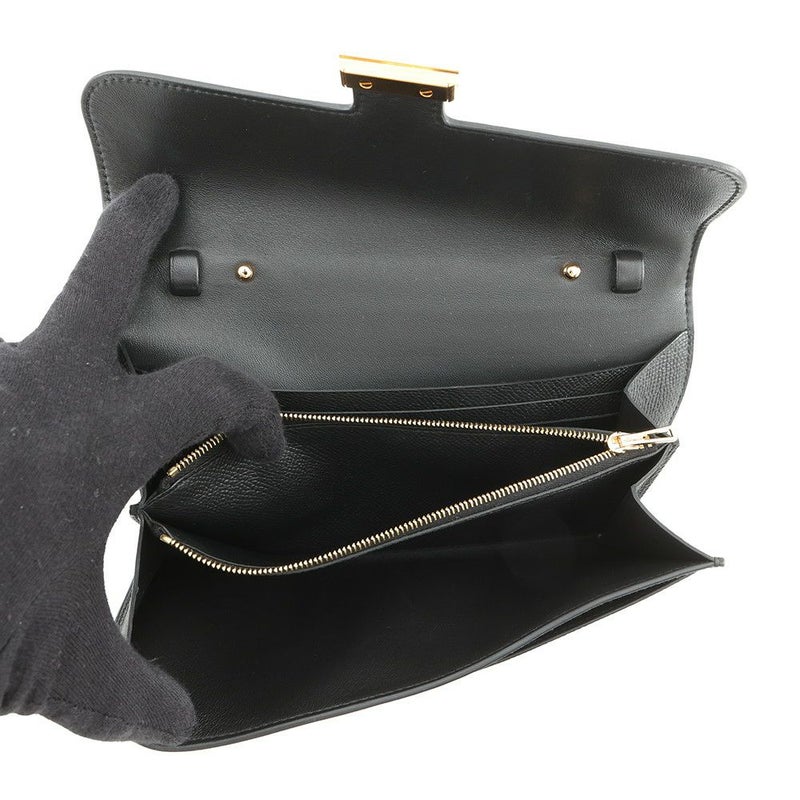 エルメス 長財布 コンスタンス トゥーゴー ロング ブラック/ゴールド金具 エプソン K刻印 HERMES 財布